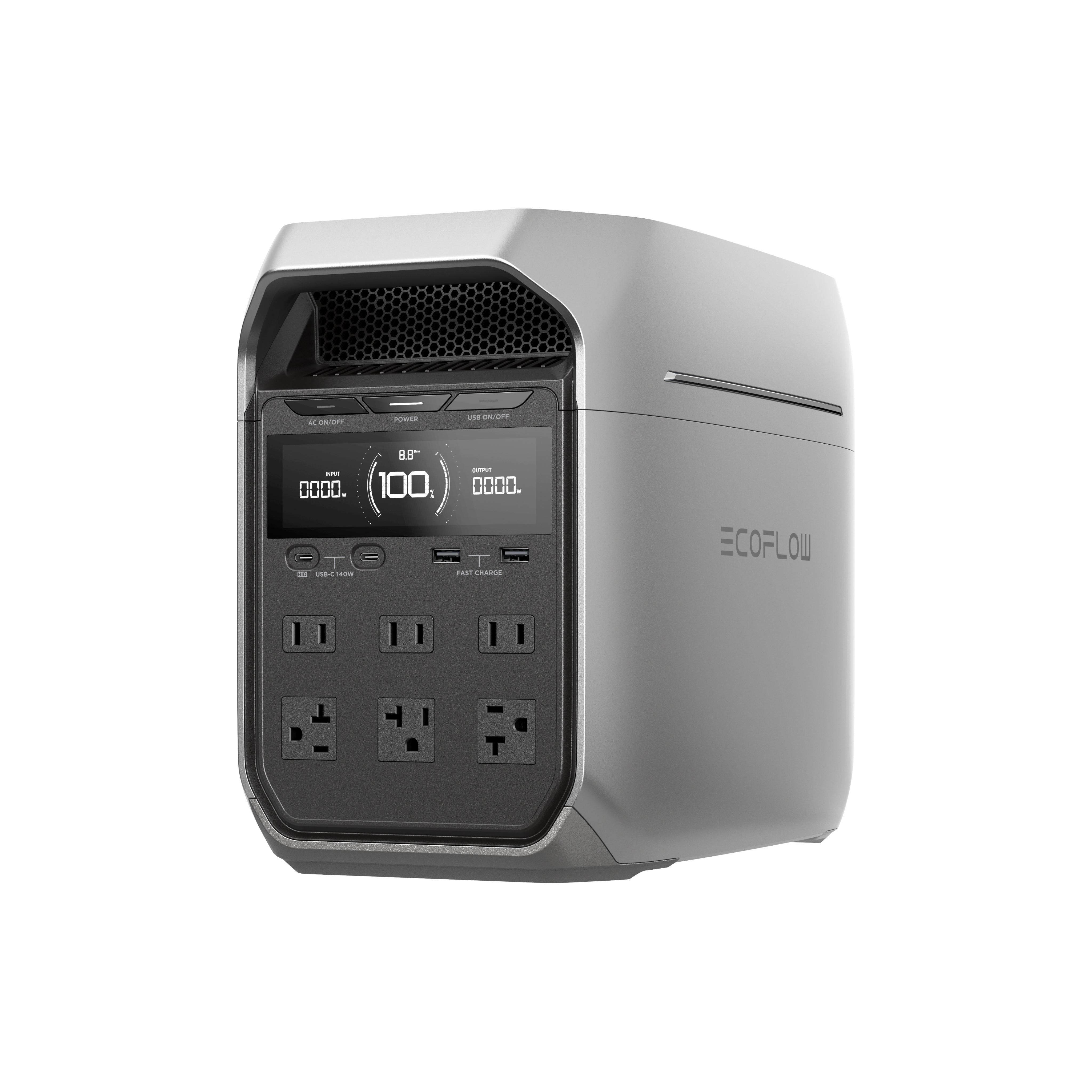 EcoFlow DELTA 3 Plus 1024Wh Portable Power Station | 1800W, Expandable to 5kWh