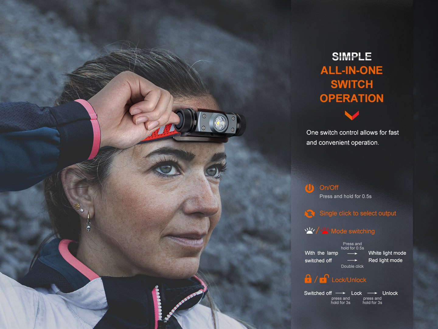 Fenix HM62-T Trail Running Headlamp | Magnesium Body, 1200 Lumens, IP68