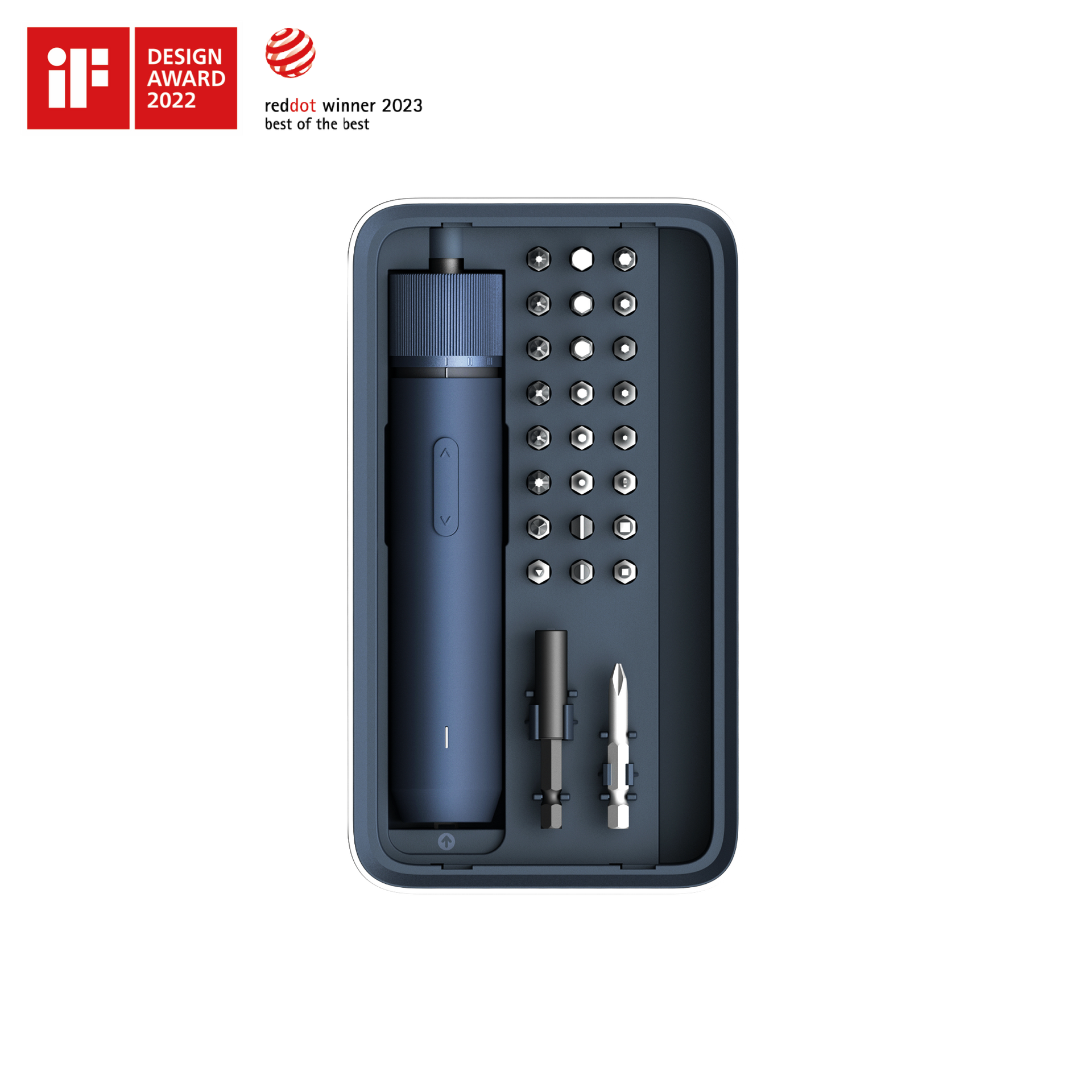 HOTO 3.6V Electric Screwdriver Kit Pro – 4N·m, Ring LED, USB-C