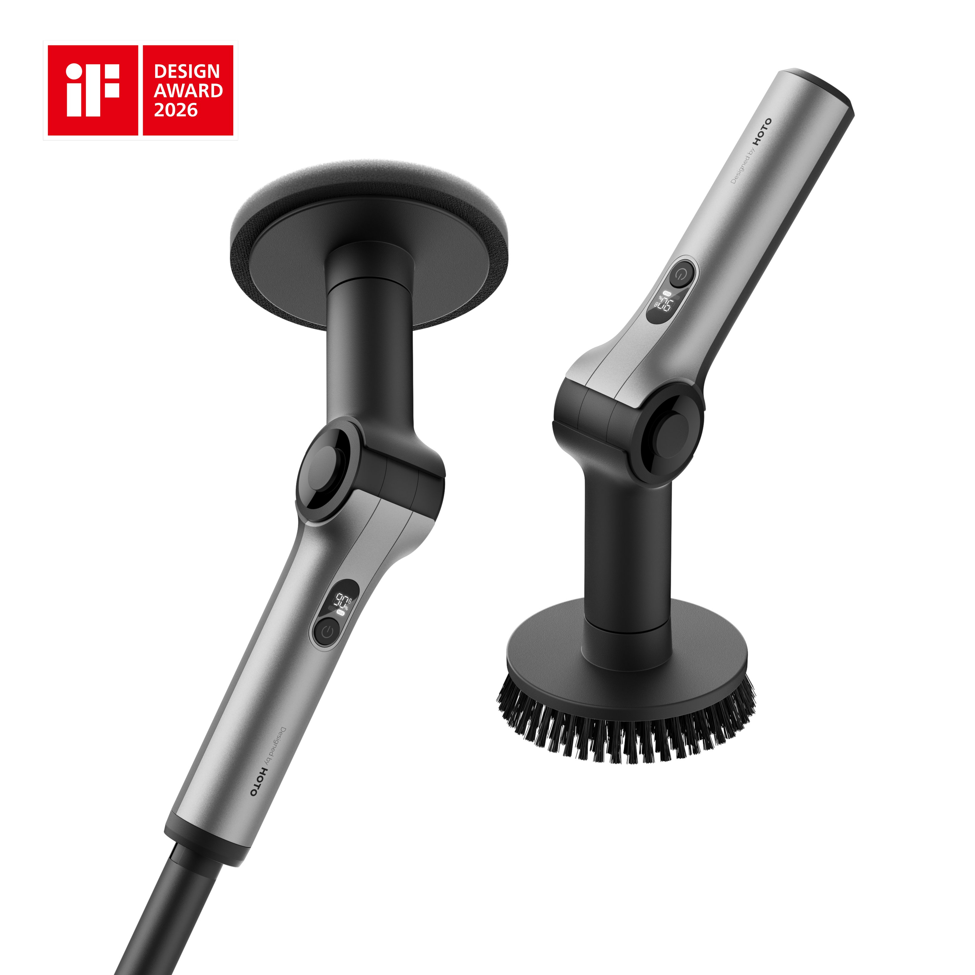 HOTO Flexi™ Cordless Spin Scrubber