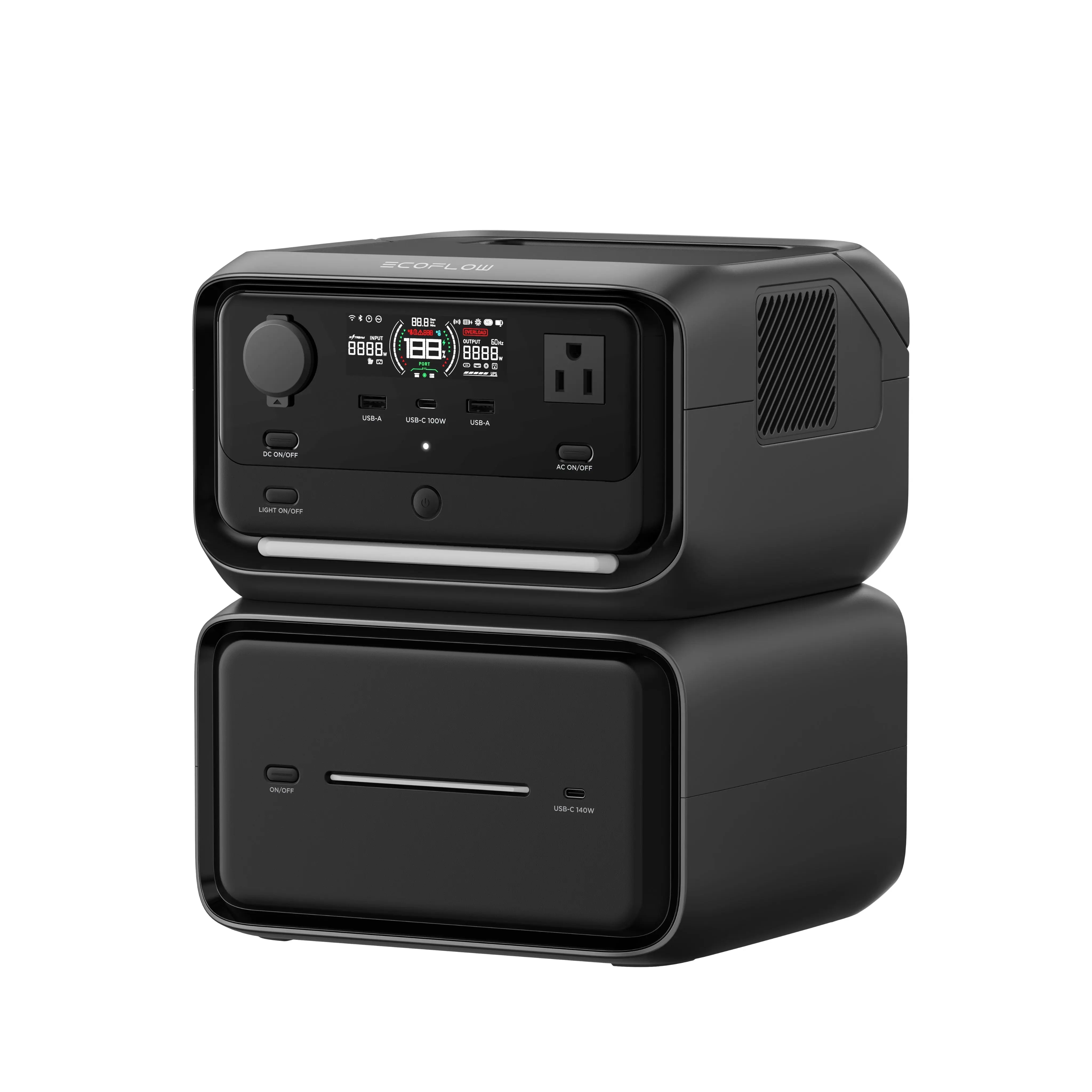 EcoFlow RIVER 3 Max Plus Portable Power Station – 858Wh, 1200W X-Boost