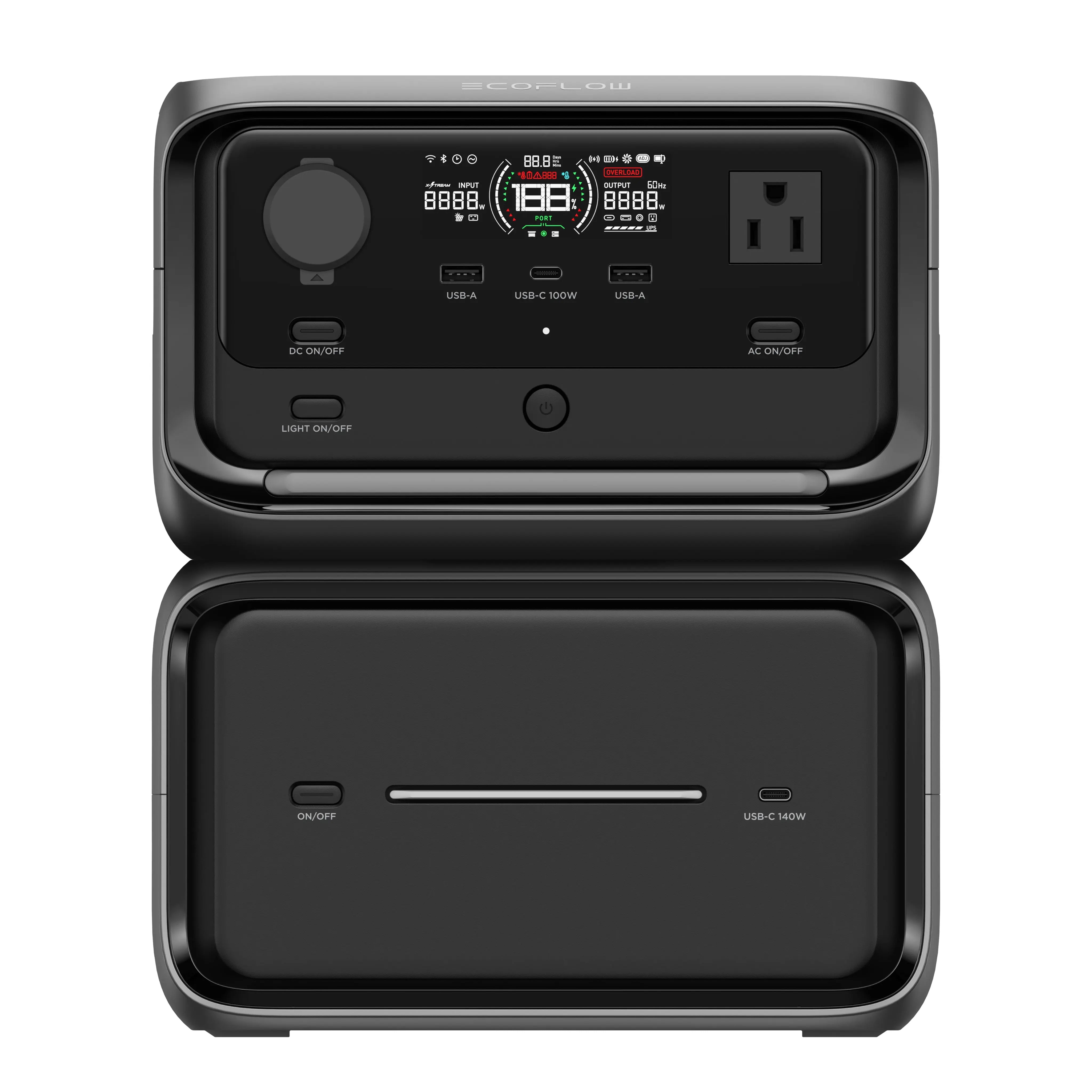 EcoFlow RIVER 3 Max Plus Portable Power Station – 858Wh, 1200W X-Boost
