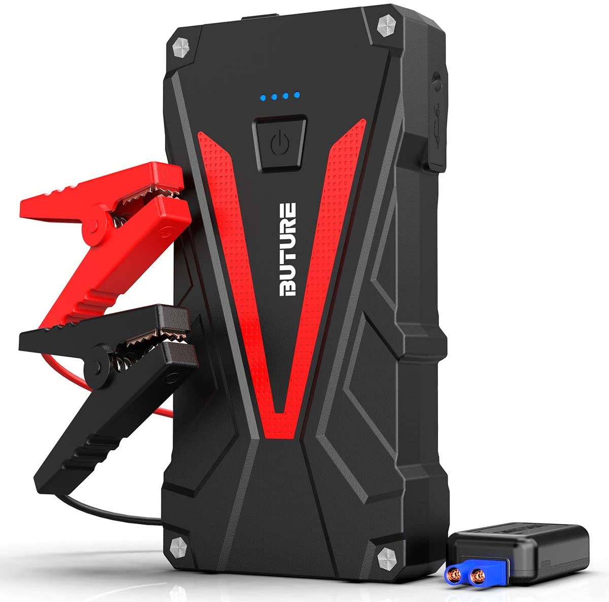 Buture BR300 1500A Jump Starter | 13800mAh, USB-C, 20 Starts Per Charge