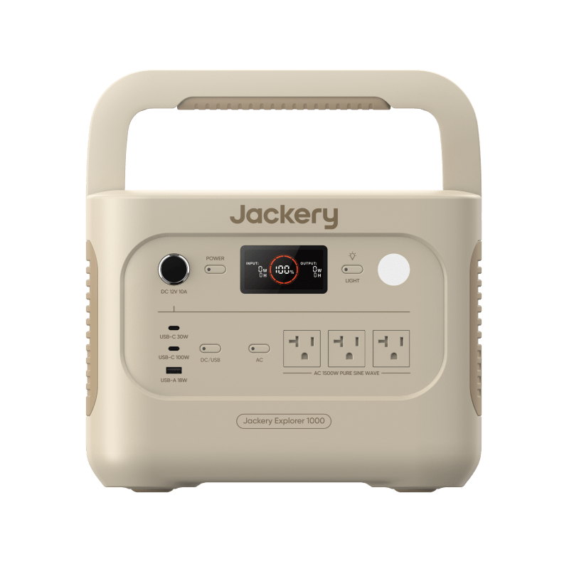 Jackery Solar Generator 1000 v2 – 1070Wh, 1-Hr Charge | Velo Supply Jackery Solar Generator 1000 v2 – 1070Wh, 1-Hr Charge | Velo Supply