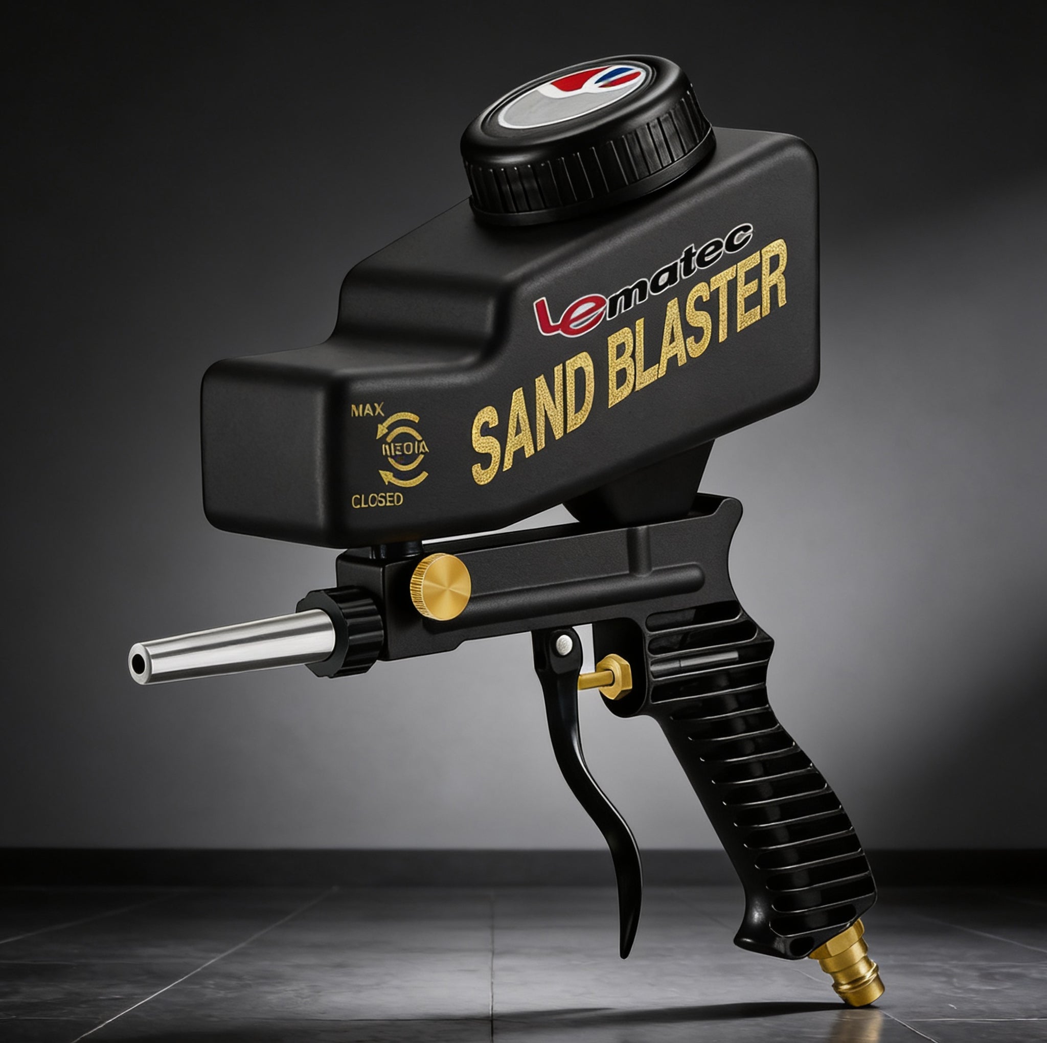 Professional Sandblaster Kit - 150 PSI Multi-Media with Control Valve