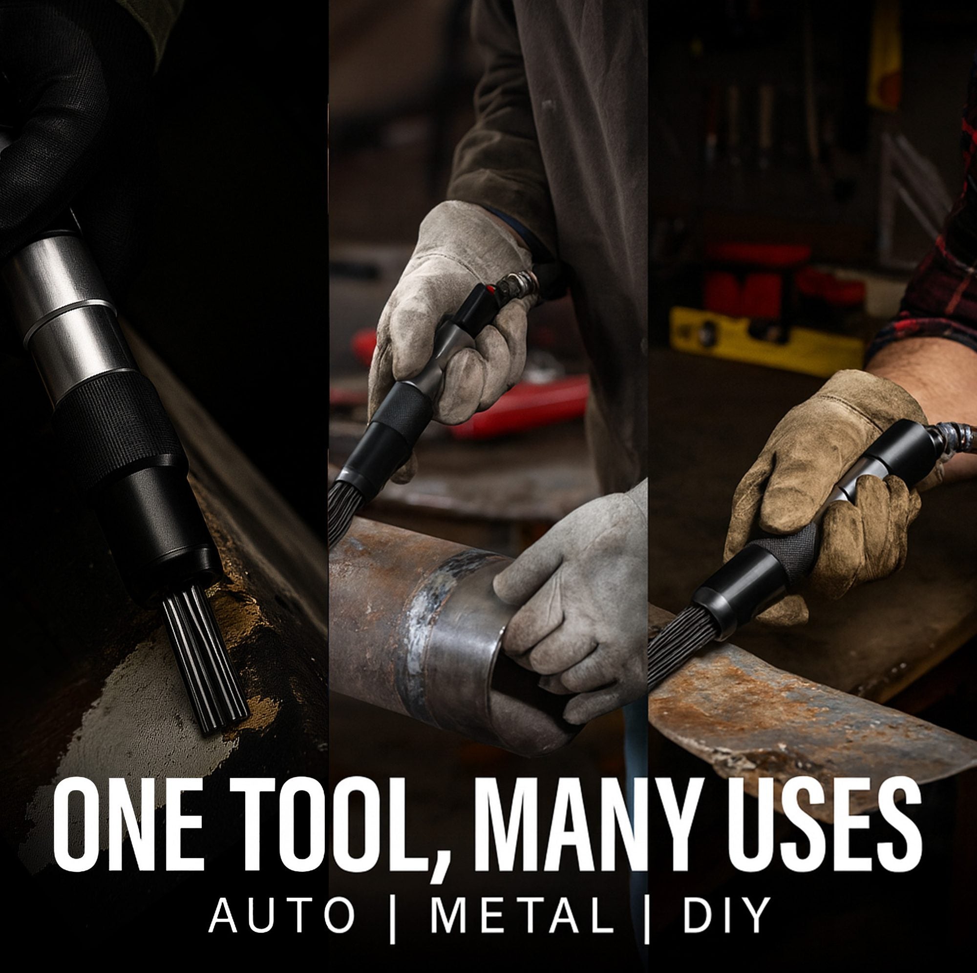 LE-AN67 Air Needle Scaler | 4800 BPM Rust Remover