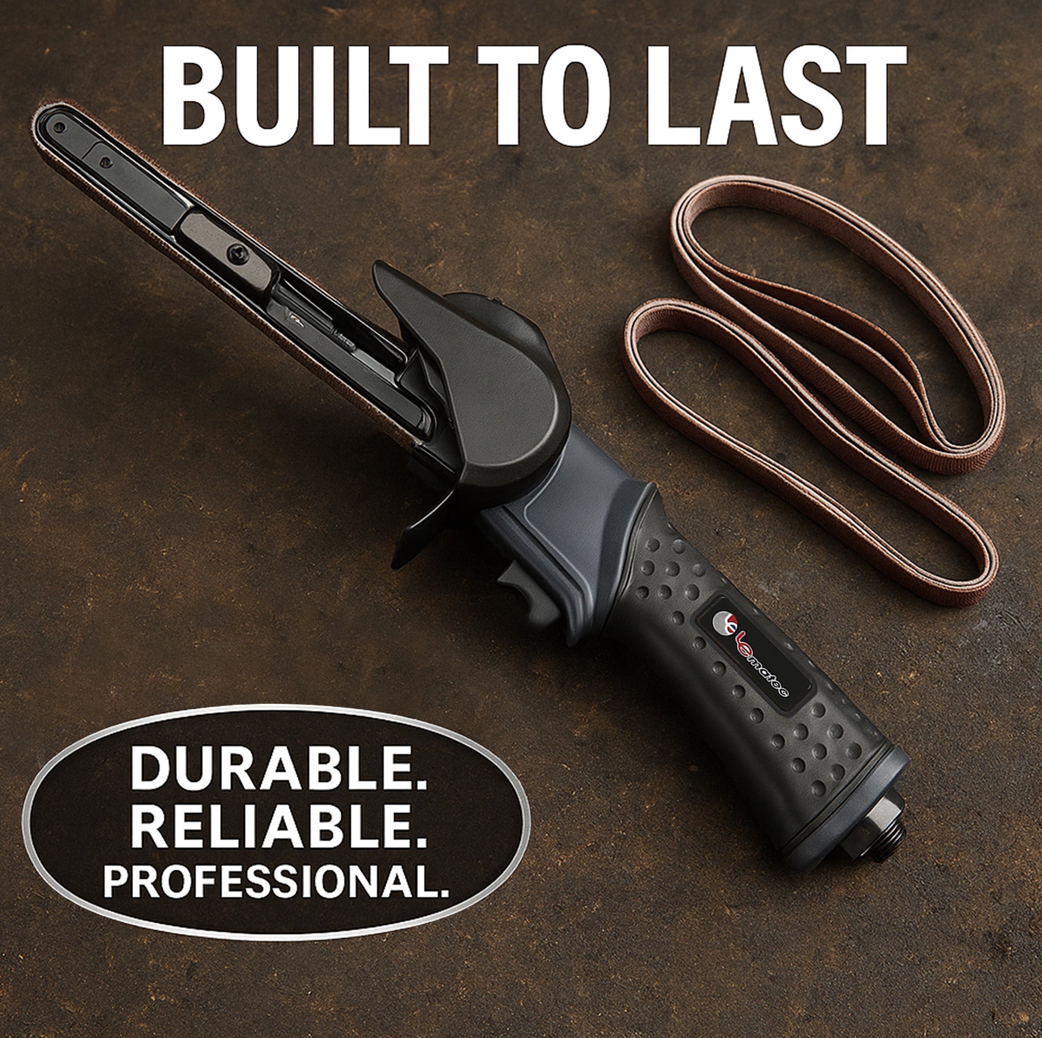 LE-BS-706B Air Belt Sander 1/2" x 13" – Fast Precise Sanding