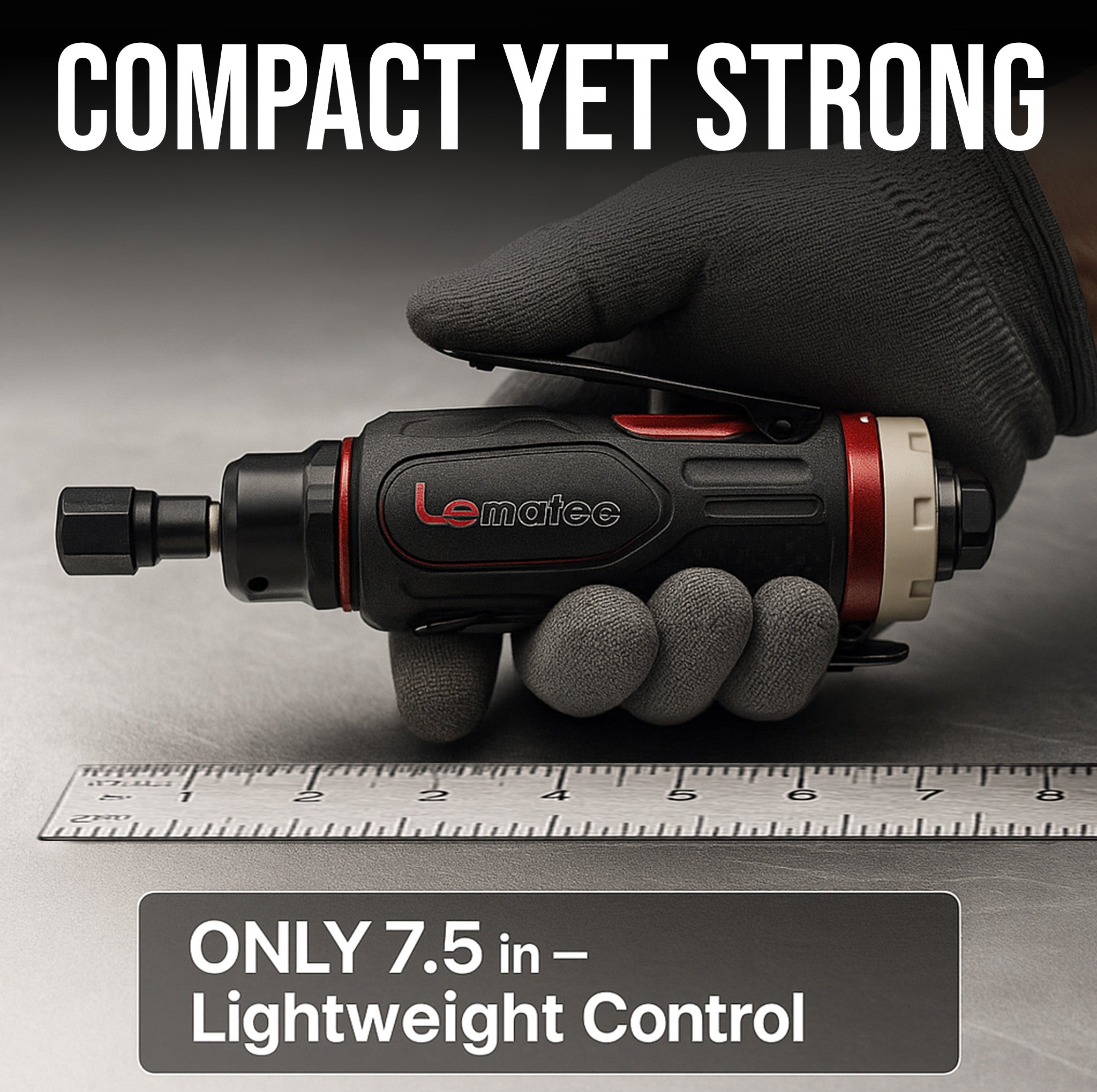 LE-G1045R Air Straight Grinder with Spanner – Precision Finish