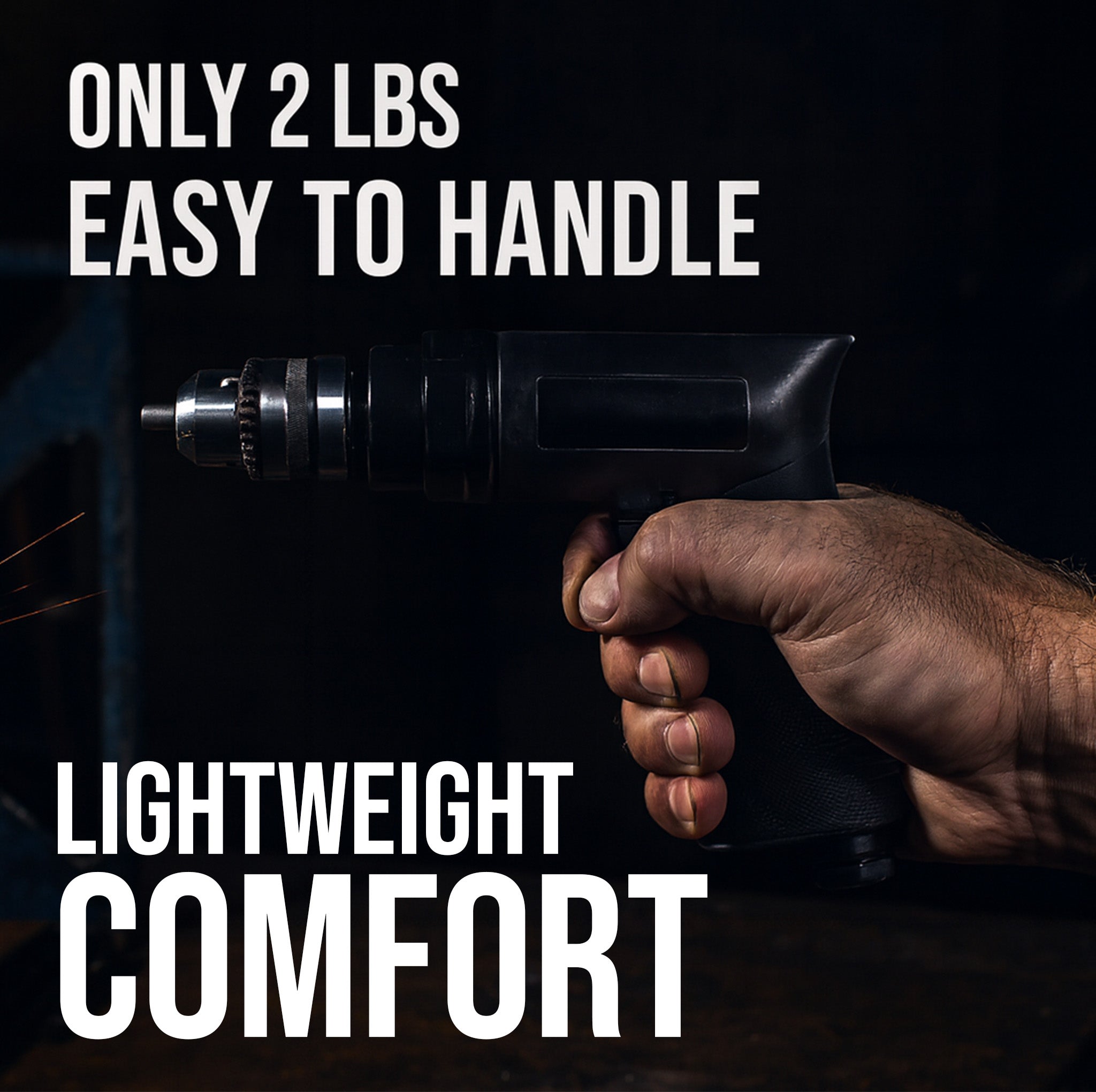 LE-G213P 3/8" Reversible Air Drill – Compact High Torque Tool