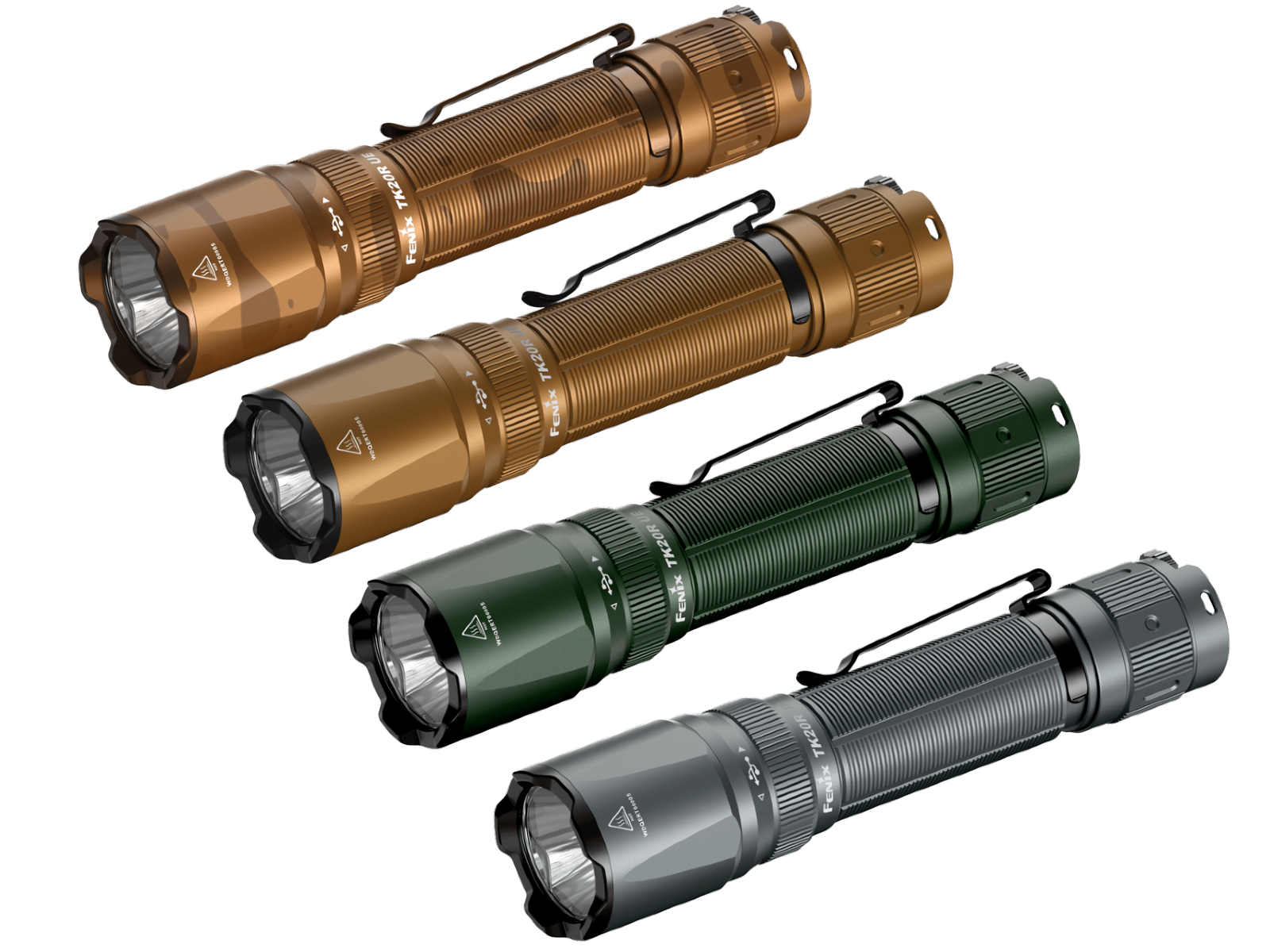 Fenix TK20R UE Tactical Flashlight | 2800 Lumens, 53,880 Candela, FlexiSensa, USB-C